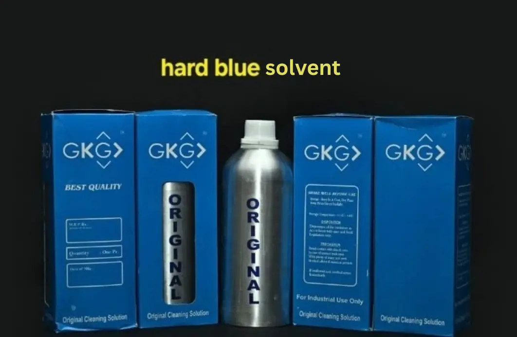 Hard Blue Solvent Ink